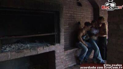 spanish amateur teen at outdoor gangbang after college - xxxfiles.com - Spain - Mexico